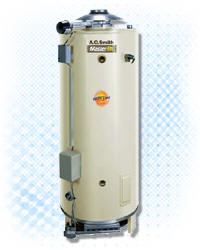 AO SMITH BTR-200A-LP: 100-GALLON, 199,000 BTU, ASME, LP (PROPANE), 6inch VENT WATER HEATER