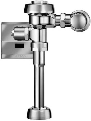 SLOAN 3452447, ROYAL 180 ES-S, 3.5 GPF/13.2 LPF, 1-1/4inch TOP SPUD, 24 VAC HARDWIRED, SENSOR OPERATED URINAL FLUSH VALVE