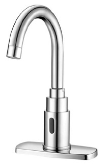 SLOAN 3362104: SF2250-4 CP G'NECK 4inch BATT OPER. 2.2 GPM SENSOR ACTIVATED OPTIMA SERIES FAUCET